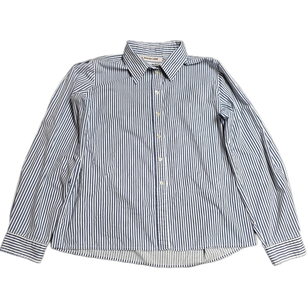 Witt Shirt Collection Striped Button‎ Down Shirt Women's Size 16 Blue White